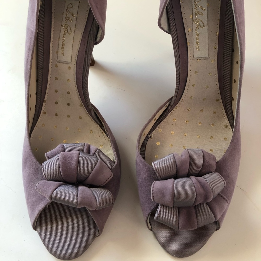 Lulu Guinness Paxi shoes lavender